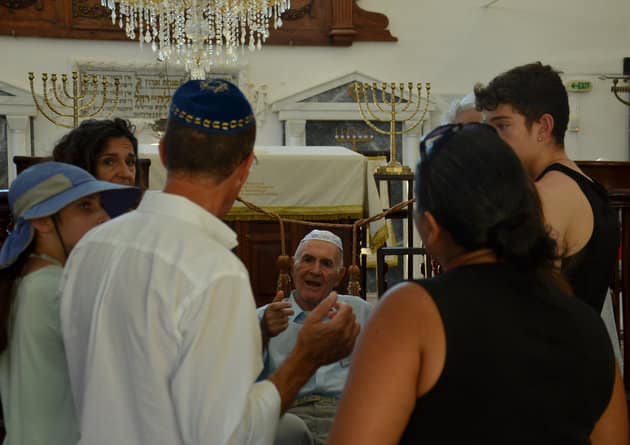 ELISABETTA INVERNIZZI “Being here is important to me. This is my synagogue, I grew up here,” says Modiano.